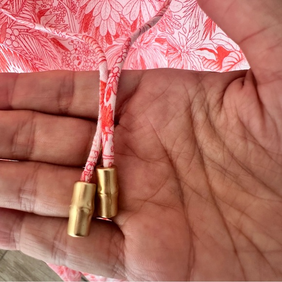 Tommy Bahama Petit Palma Balloon Sleeve Short Dress Paradise Pink Small NWT NEW - Picture 9 of 14